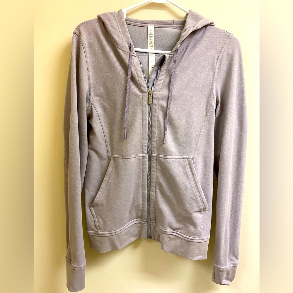 Lululemon lavender size 6 hooded jacket